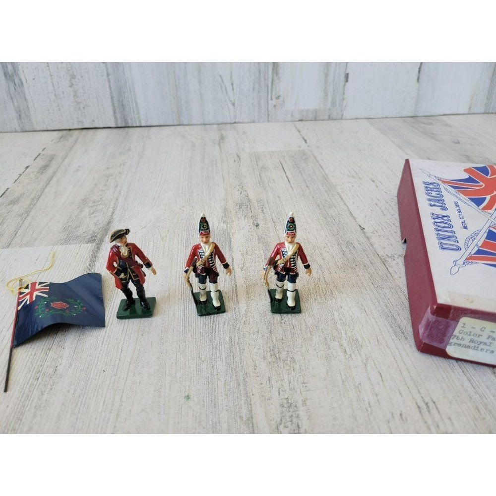 Union jacks 7th Royal fusilier grenadiers 1751